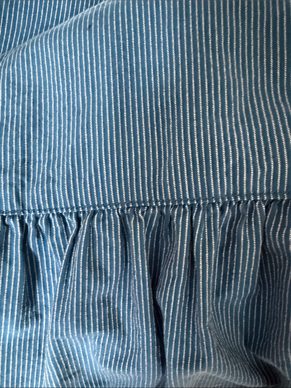 Madewell Blue and Cream Maxi Dress - Picture 3 of 3